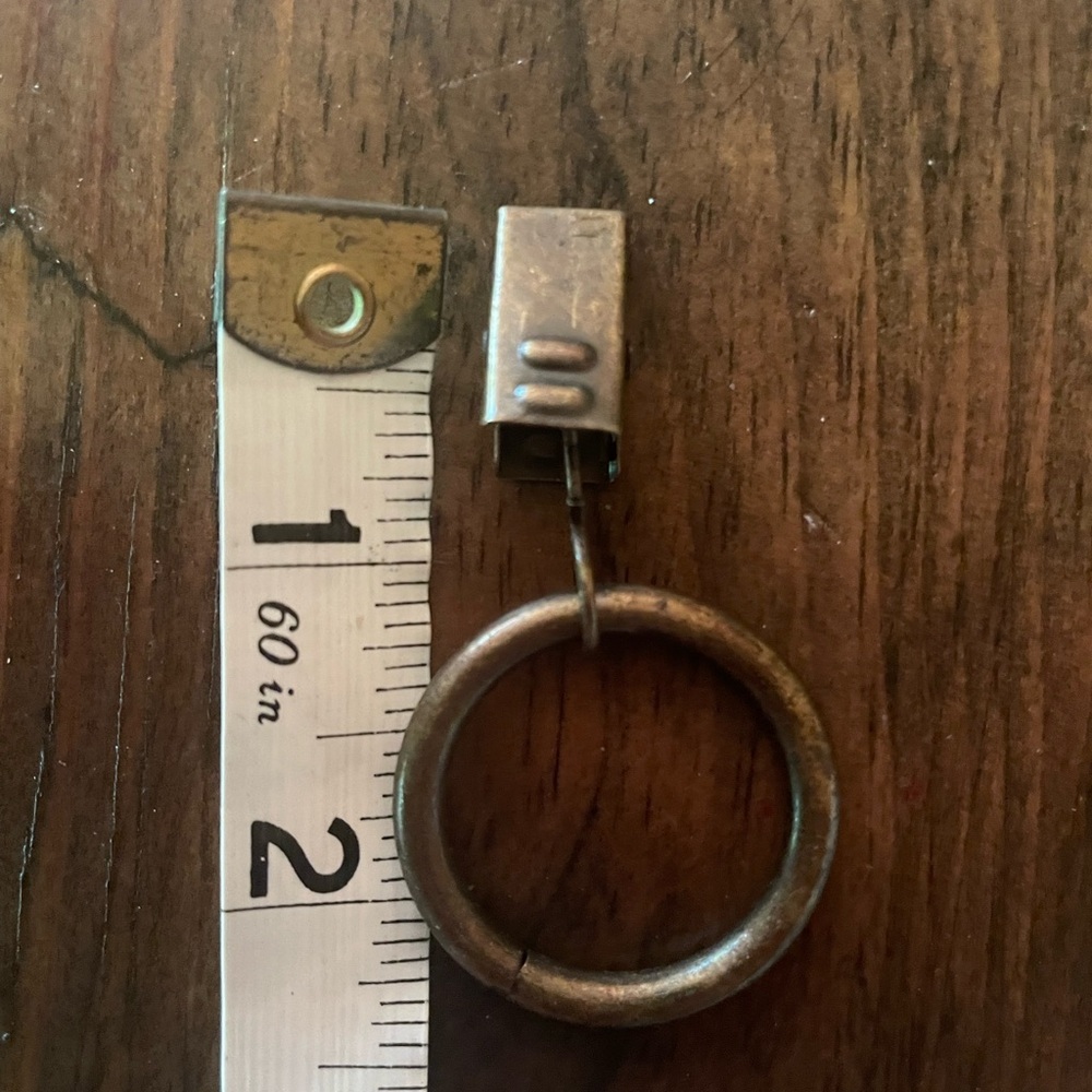 Decorative Drapery Rings Metal Pack 10 - Picture 6 of 6